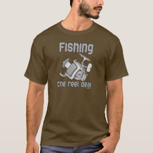 Camiseta Pescando o negócio do carretel
