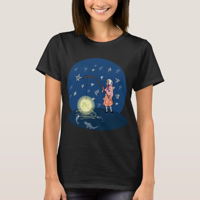 Camiseta Pescando para a Lua (Frente)