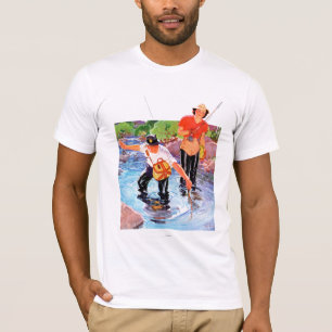Camiseta Pescando um peixe por R.J. Cavaliere
