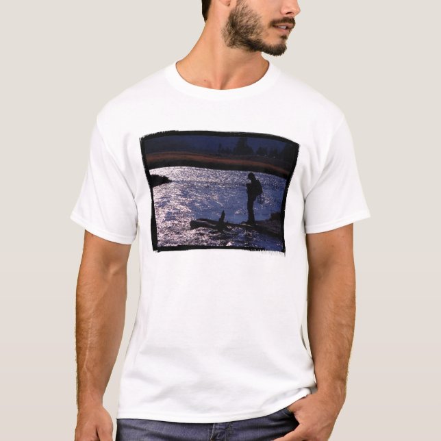 Camiseta Pescar até o escuro (Frente)