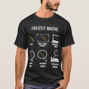Camiseta Pescar Coisas Que Eu Faço No Meu Tempo Livre Faze