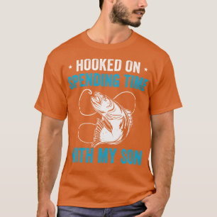 Camiseta Pescar com o Pai e o Filho Pais pescando com o Fil