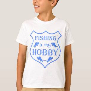 Camiseta Pescar é a minha citação do escudo do passatempo n