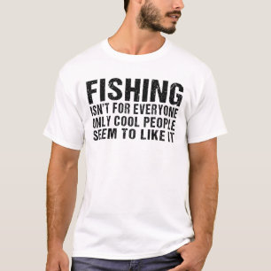 Camiseta Pescar não é para todo mundo pescando peixe engraç