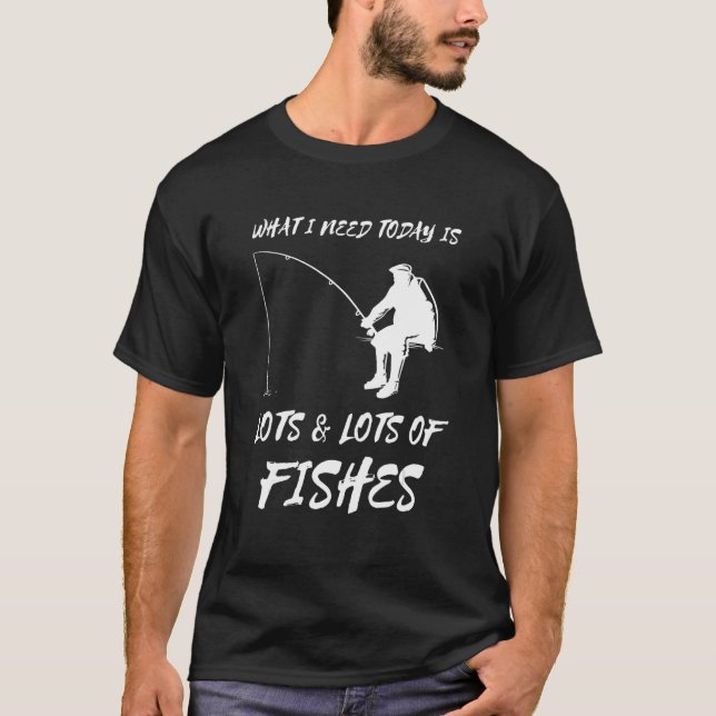 Camiseta Pescar O Que Preciso Hoje Pescar Pescador De Rod F (Frente)