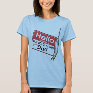 Camiseta Pescar, Olá Meu Nome é