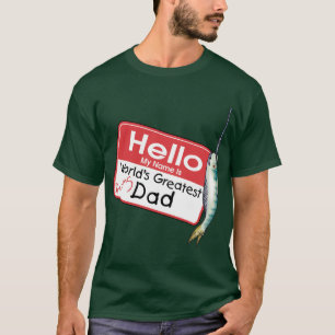Camiseta Pescar, Olá Meu Nome é