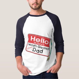 Camiseta Pescar, Olá Meu Nome é