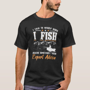 Camiseta Pescar Peixes Eu Falo Comigo Quando Peço