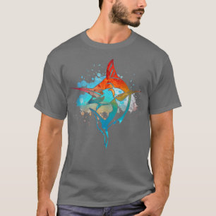 Camiseta Pescar Presente de Pé Offshore Jogo Esporte Marlin