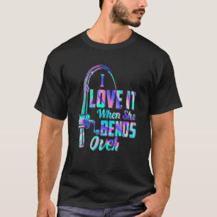 Camiseta Pescar Presentes Para Homens Eu Amo Quando Ela Se 