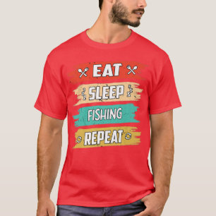 Camiseta Pescar Repetidamente O Prêmio de Pesca