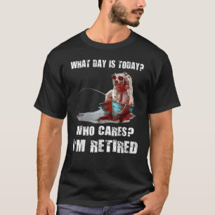 Camiseta Pescar Urso Que Dia É Hoje Quem Prende Iu2019m R