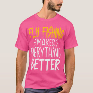 Camiseta Pescar Voo Engraçado Torna Tudo Melhor
