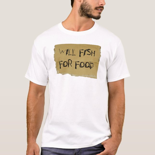 CAMISETA PESCARÁ PARA A COMIDA (Frente)