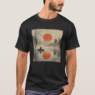 Camiseta Pescaria Bigfoot Sasquatch Japonês Engraçado