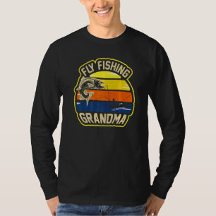 Camiseta Pescaria com Mosca Vovó Pescadora Mãe 3