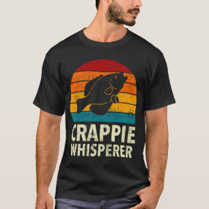 Camiseta Pescaria Crappie Whisperer Pesca de Água Doce Espo