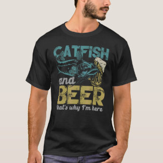 Camiseta Pescaria de Bagre Bagre & Cerveja É Por Isso Que E
