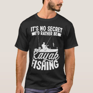 Camiseta Pescaria de Caiaque não é Segredo Pescador de Caia