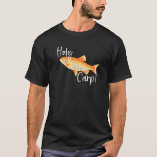 Camiseta Pescaria de Carpa Sagrada Trocadilho Grande Peixe