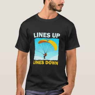 Camiseta Pescaria de parapente engraçada