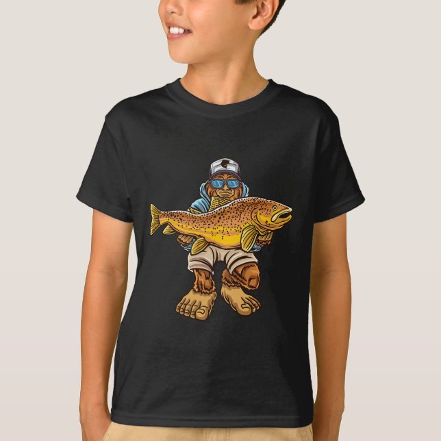 Camiseta Pescaria De Pé Grande (Frente)