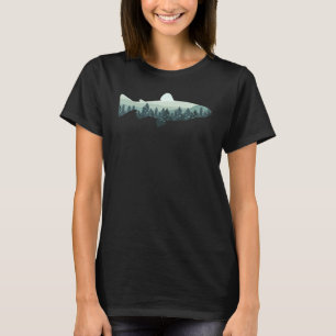 Camiseta Pescaria de Truta com Mosca Natureza Ao Ar Livre P