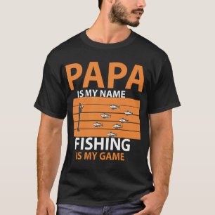 Camiseta pescaria do papai é o meu jogo