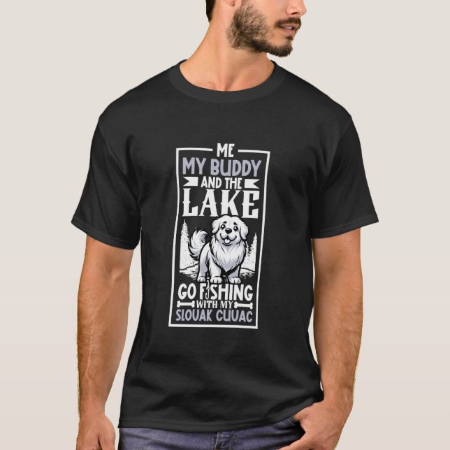 Camiseta Pescaria e Cuvac Eslovaco (Frente)