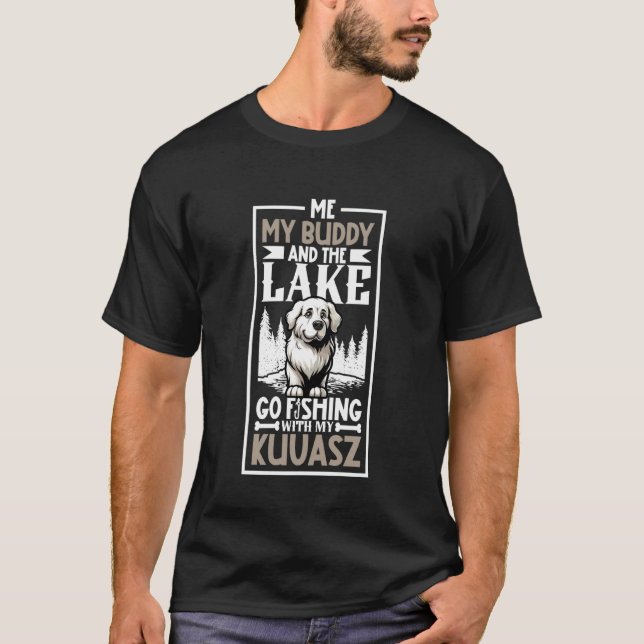 Camiseta Pescaria e Kuvasz (Frente)
