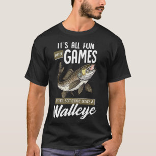 Camiseta Pescaria É Tudo Diversão E Jogos Até Que Alguém Pe