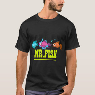 Camiseta pescaria engraçada sr. peixe
