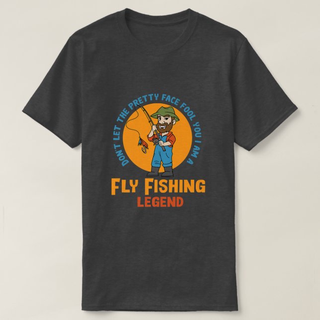 Camiseta Pescaria Legenda Natureza Hobby Pescador  (Frente do Design)