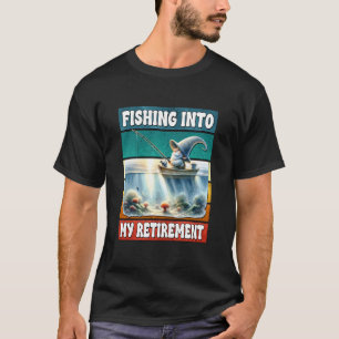 Camiseta Pescaria Na Minha Aposentadoria Dito Para Pescador