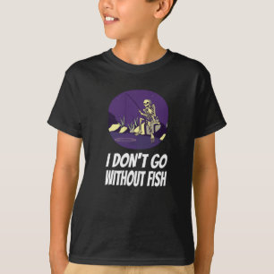 Camiseta Pescaria Não Dormirei Sem Peixe