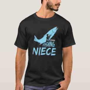Camiseta Pescaria Niece Fish Fisher Hobby