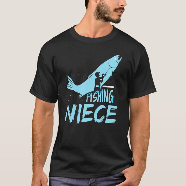 Camiseta Pescaria Niece Fish Fisher Hobby (Frente)