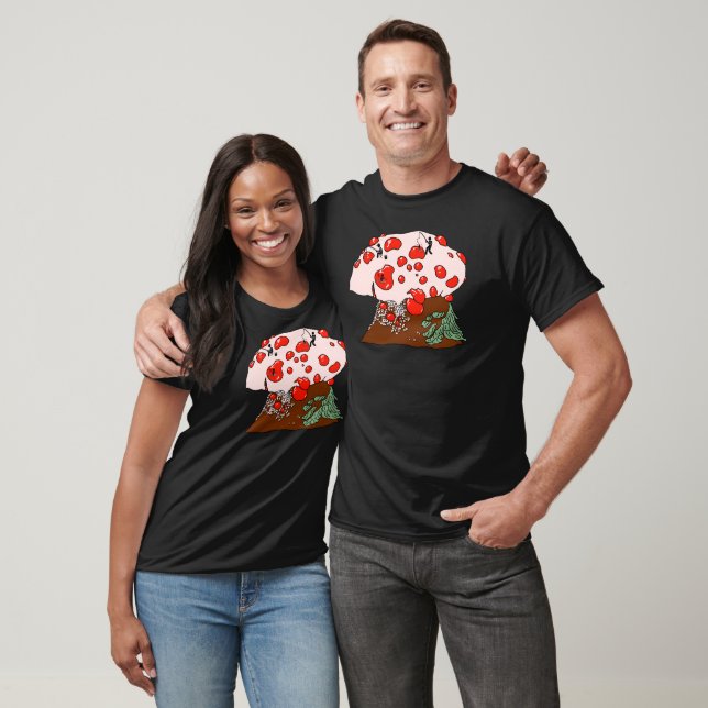 Camiseta Pescaria no Cogumelo Dente Sangrante (Unissex)
