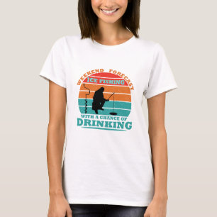 Camiseta Pescaria no Gelo Divertida