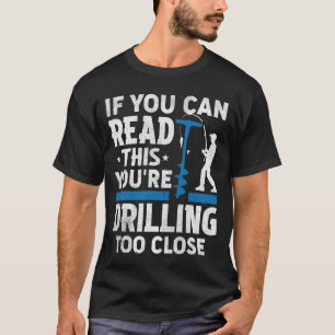 Camiseta Pescaria no Gelo Furando Muito Perto Humor de Pesc