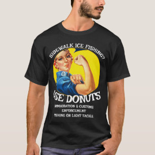 CAMISETA PESCARIA NO GELO IMIGRAÇÃO FISCALIZAÇÃO ROSQUINHAS