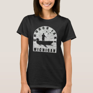 Camiseta Pescaria no Lago Church Michigan