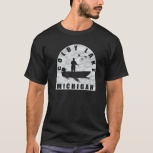 Camiseta Pescaria no Lago Colby Michigan