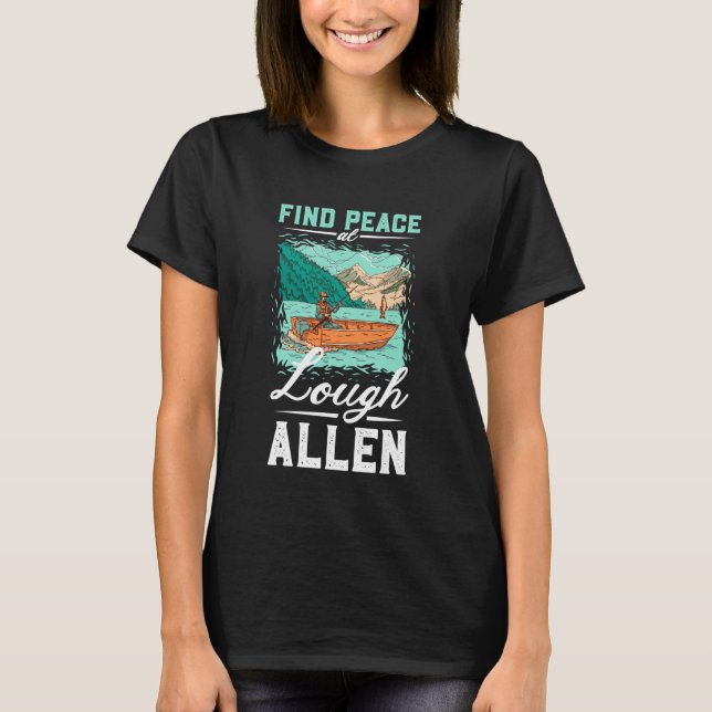 Camiseta Pescaria no Lough Allen (Frente)