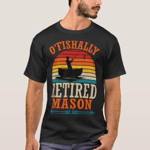 Camiseta Pescaria O'fishally Aposentado Pedreiro