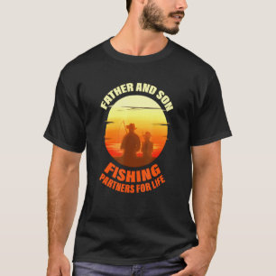 Camiseta Pescaria Para Pai Pescador E Filho Viagem De Pesca