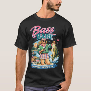 Camiseta Pescaria Pegando Baixo Reprodutor Vintage 80s