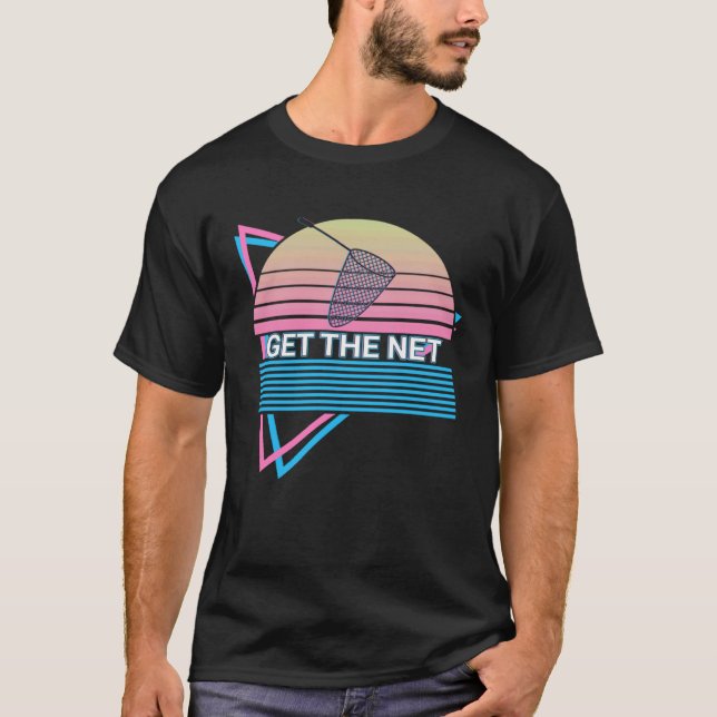 Camiseta Pescaria Retro Pegue a Rede (Frente)
