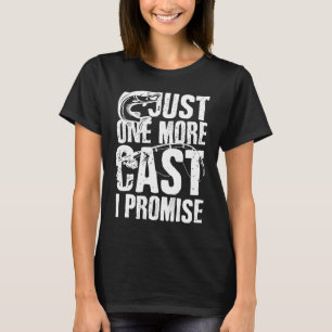Camiseta Pescaria Só Mais Uma Vez Eu Prometo